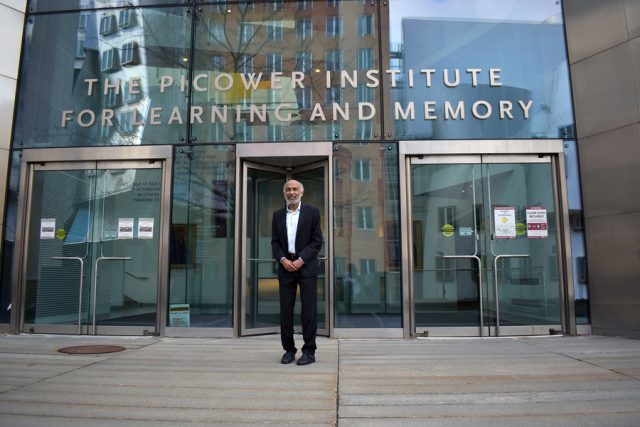 Emery Brown standing in front of the Picower Institute